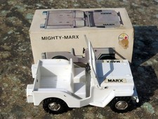 intage Mighty Marx Toys Willys Jeep Steel Made in Japan, intage Tin Jeep, Made