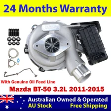 Turbo Pros Upgrade Billet Turbo+Oil Feed Pipe For Mazda BT50 3.2L 2011-2015