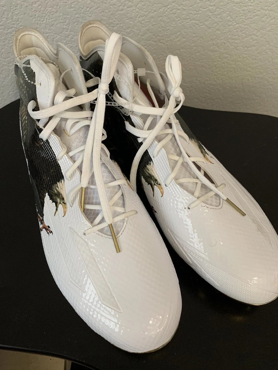 NEW White Adidas Adizero 5 Star 5.0 Uncaged Eagle Mid Football