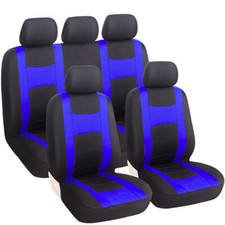 9pcs Car Full Surround Seat Covers Cushion 5-sits Protector Interior Accessories