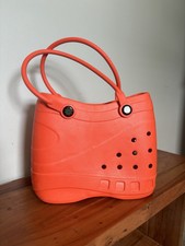 Optari Sol Tote Orange Crocs Bag Purse Rare Color