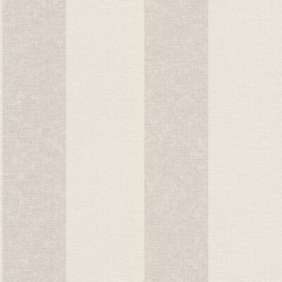 Vliestapete Rasch Florentine Streifen Vintage grau creme 449600 (3,27 /1qm)