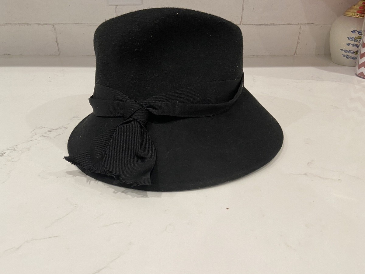 Callanan Chapeaux Pret a Porter Wool Felt Cloche Bucket Hat with Satin Bow Callanan Chapeaux Pret a Porter Women main image 3
