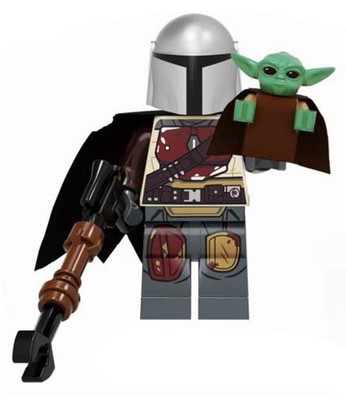 NEW x4 Mandalorian Baby Yoda Minifigure Pack : US Seller Ships Immediately