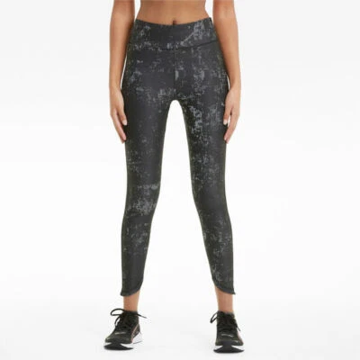 Puma Damen Leggings Graphic Reg Rise 7/8 Laufhose 520179-01 Sport Laufen Gym S - Bild 1 von 3
