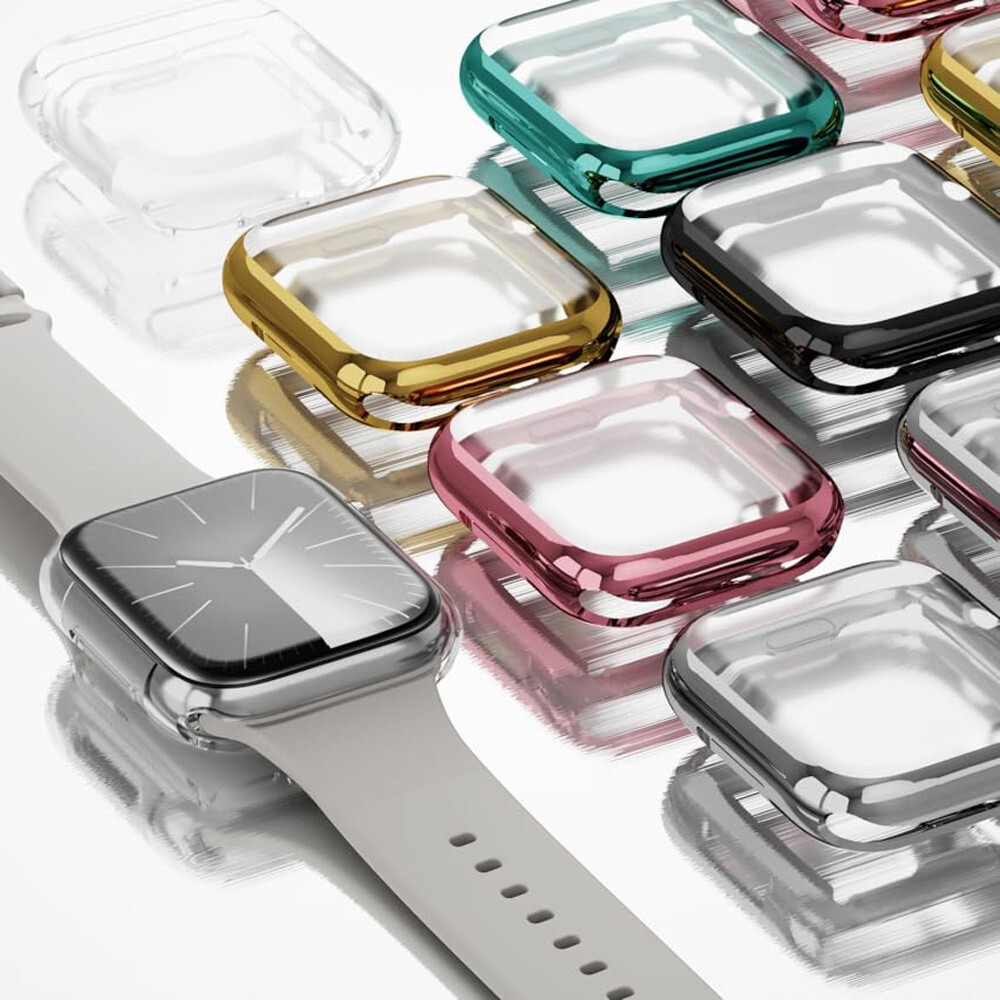 Screen Protector For Apple Watch 10 Case 46mm 42mm 45mm 41mm 44mm 40mm TPU bumpe-image