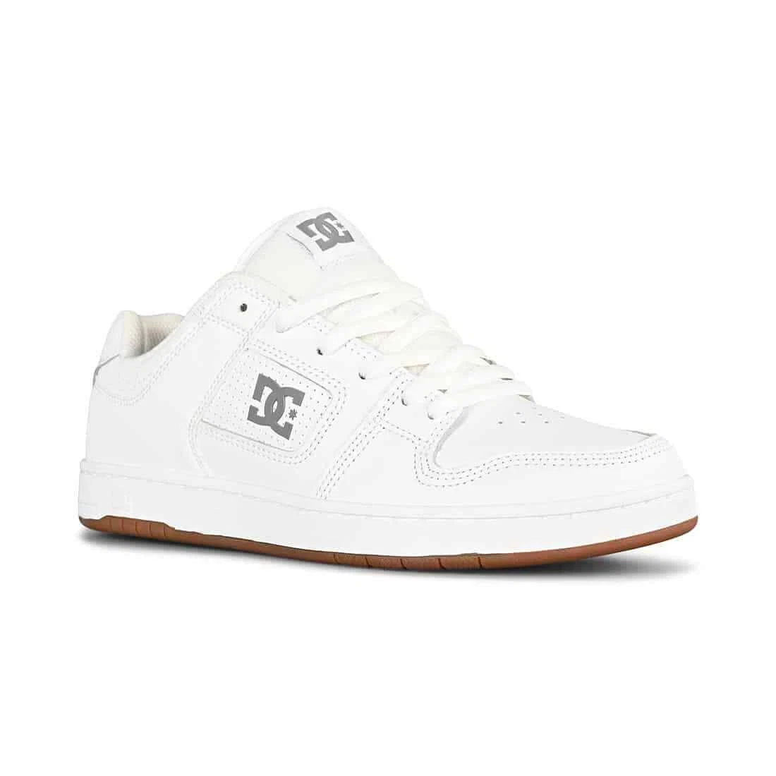 White dc skate best sale shoes
