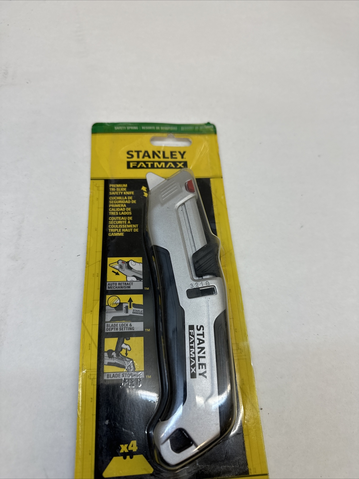 Stanley FATMAX Premium Auto-Retract Tri-Slide Safety Knife