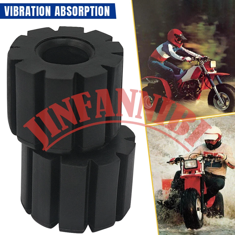 Pair Fuel Tank Rubber Cushions for Honda ATC200X ATC250R ATC350X #17611-HA5-000 Foto 2 de 4