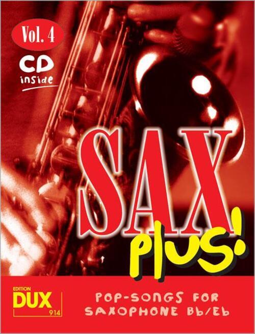 Thumbnail - Sax Plus 4 | 8 Weltbekannte Titel Für Alt- Oder Tenorsaxophon Mit