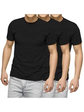 Hat and Beyond Mens Essentials Crew Neck Short Sleeve T-Shirts Lightweight Tee