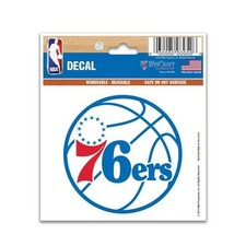 PHILADELPHIA 76ERS 3X4 MULTI-USE DECAL PERFEC...