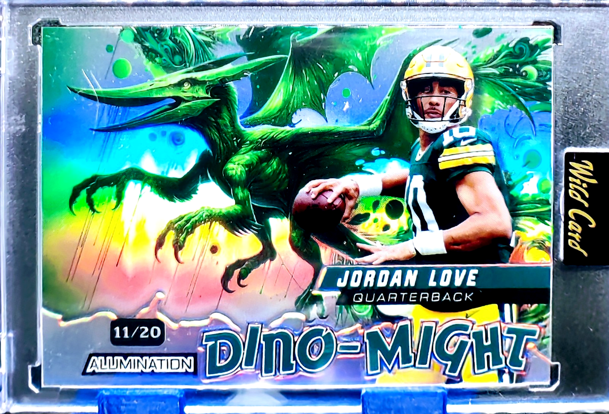 2024 Wild Card Dino Might Pterodactyl 11/20 Jordan Love Color