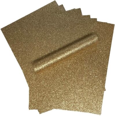 Rosegold Glitzerkarte A4 Sparkly Soft Touch nahezu schuppenfrei 250 g/m² 10 Blatt