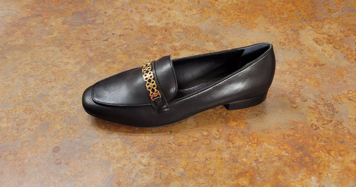 Tory burch gemini link best sale loafer