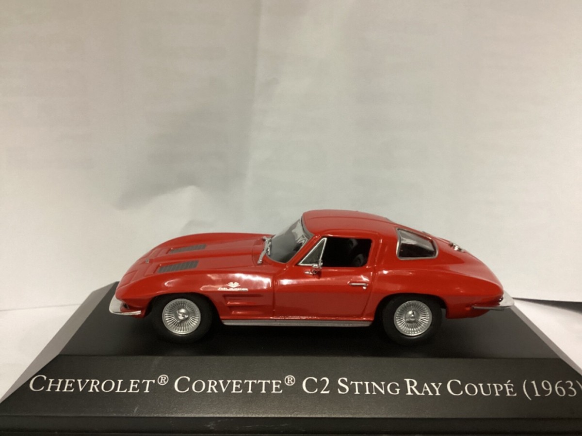 ミニカー CHEVROLETCORVETTESTINGRAY Coupe C2(1963) Chevrolet Corvette C2 Sting Ray Coupe 1963, 1:43, Die-Cast
