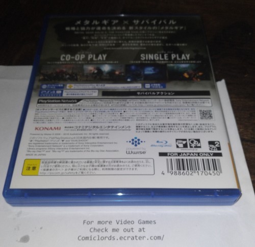 Metal Gear Survive (Sony PlayStation 4, 2018) PS4 Japan Import - Picture 2 of 4