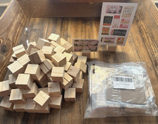 Name Place Card Table Number Holder for Wedding Decor 100 Pieces 1.25 in Wood