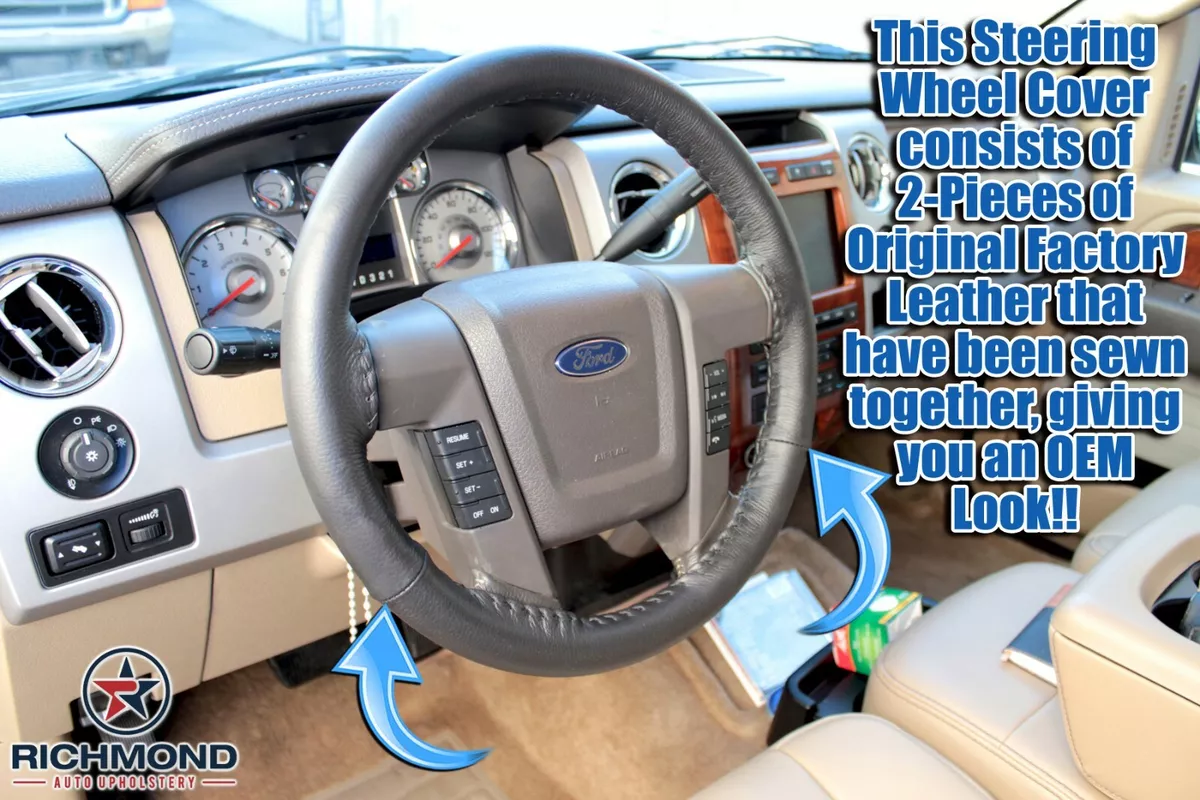 2014 ford f150 cheap steering wheel cover