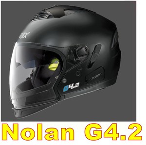 CASCO NOLAN GREX G4.2 N-COM  EX N43E AIR NERO OPACO COL.2 Tg /"XL/" BLACK FLAT