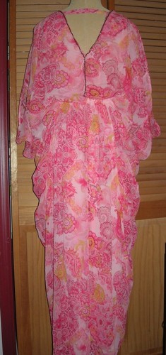 DENIM 24/7 Bead Embellished Paisley Caftan Maxi Dress 16W 18W 20W 22W 24W - Picture 7 of 7