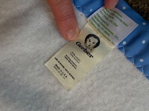 Little Suzys Zoo Baby Blanket White fleece Blue polka dot trim embroidered Witzy - Picture 6 of 8