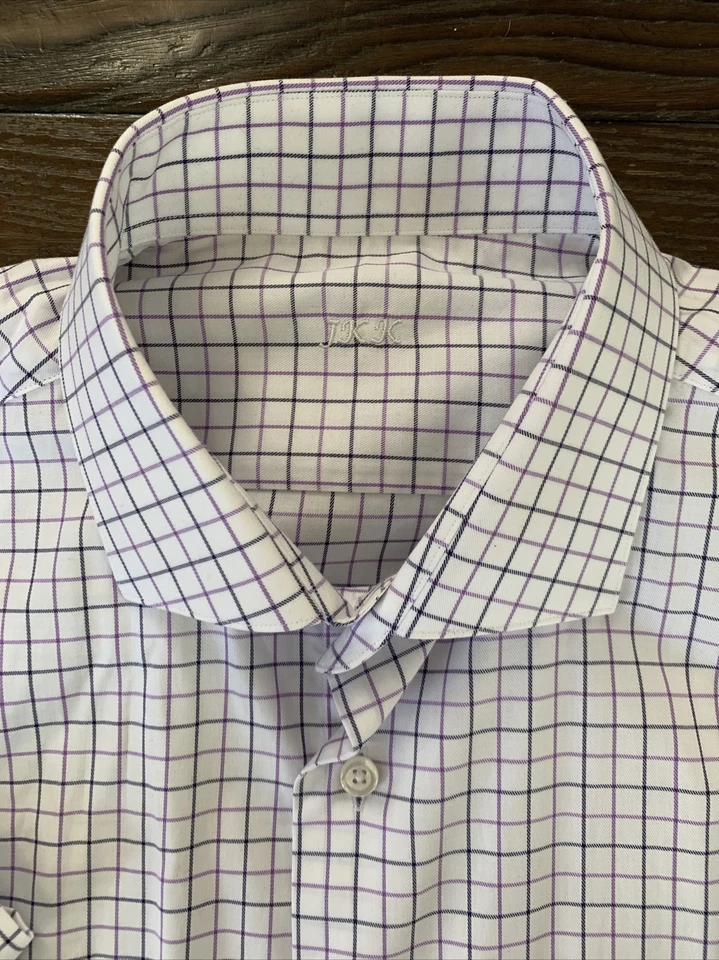 Рубашка Trunk Club индивидуальной длины тонкая сшитая на заказ большая 16 1/2 36 рекомендуемая розничная цена производителя 250 долл. США - Изображение 2 из 4