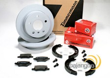 Zimmermann Bremsen Set Ø 300 mm + Backen hinten für Mercedes Benz V-Klasse W447