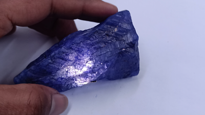 DYED 490-520 Ct Certified Natural Blue Sapphire Rock Rough Chunk
