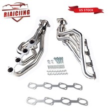 Pair Stainless Long Tube Exhuast Headers Kit For 96-04 Ford Mustang Gt V8 4.6l