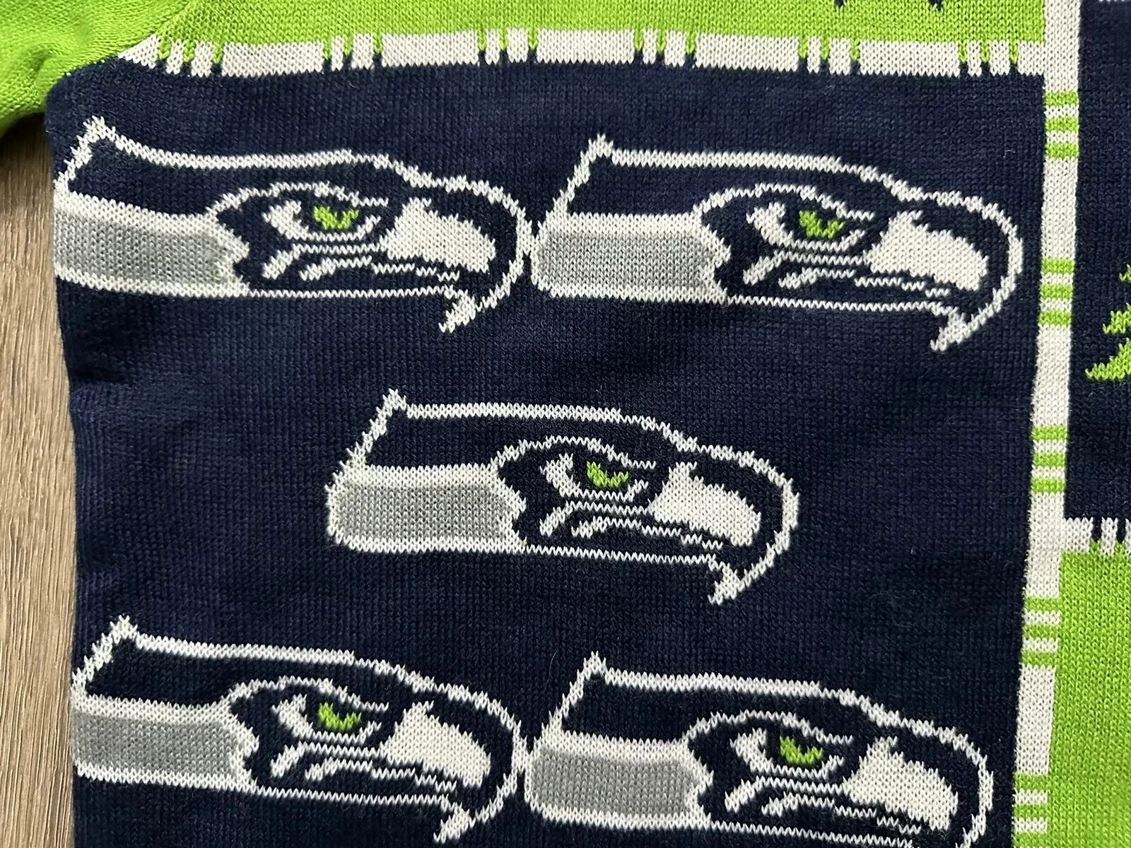 Seattle Seahawks Ugly Sweater Small with Tags