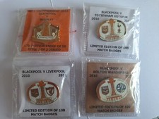 Blackpool Fc Ltd ED of 100 match badges season 2010 - 2012 brand new 4 to choose