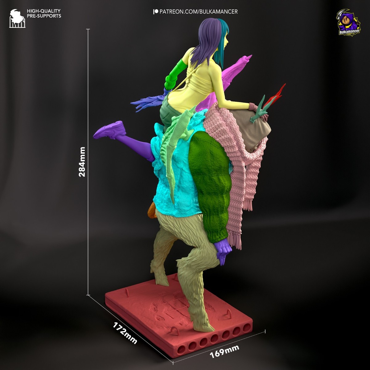 Haru Dorohedoro Figure - 1/8 Scale - Resin Print | eBay