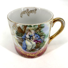 Sao Paulo Hand Painted Cup Fragonard Couple Brazil No Saucer Fine China