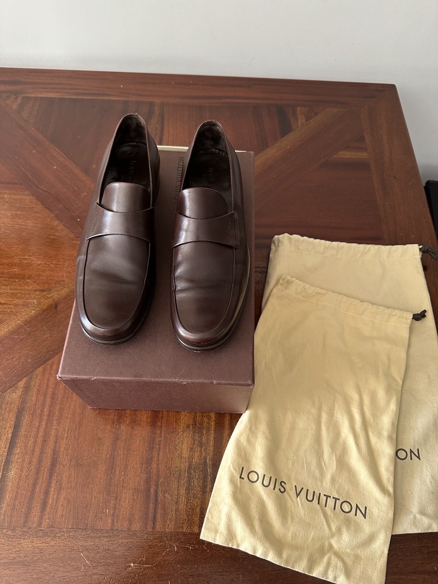 Louis Vuitton Men Size UK 8.5 US 9.5 Brown Leather Penny Loafer Dress Shoes Major Loafer - Men - Shoes | LOUIS VUITTON ® main image 2