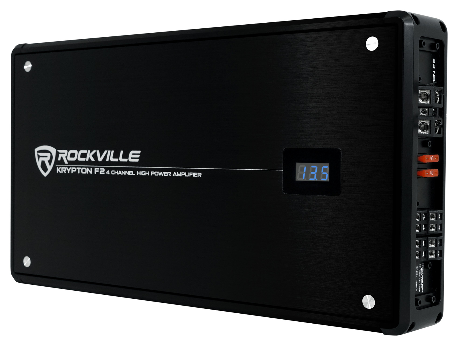 Rockville KRYPTON F2 2400 Вт Пиковый600 Вт среднеквадратичный 4-канальный усилитель для автомобильной стереосистемы