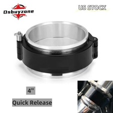 For 4 Inch 102mm Aluminum Hd Intake V-band Clamp Intercooler Pipe Quick Release