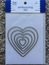 Love Nicole Embossing Die Hearts 5 dies STC268