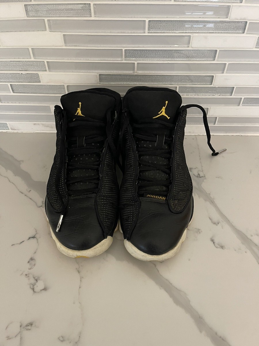 Men's 2005 Jordan 13 Retro Low Black Varsity Maize Sz 8.5 No Box