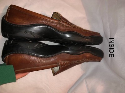 Mens Michael Toschi CIS Carbon Insole Brown Slip On Loafers Shoes‎ Size 9 M GUC Michael Toschi Brown Size 8 Mens Loafers Italy CIS equipped  main image 4