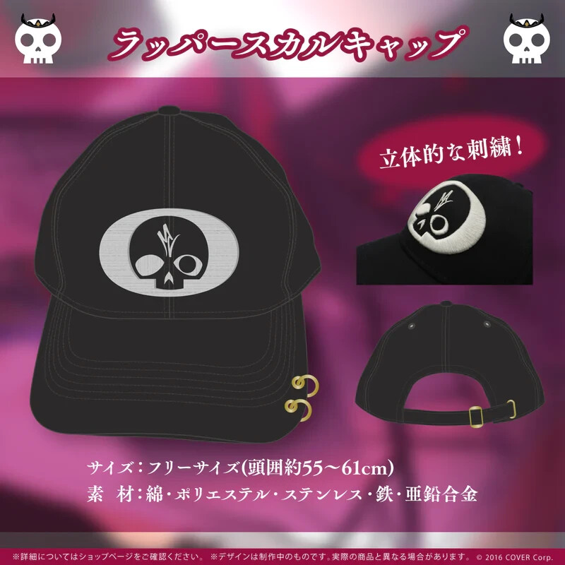 帽子 Oops 3rd Anniversery cap Hololive English Mori Calliope Cap Hat 3rd anniversary of