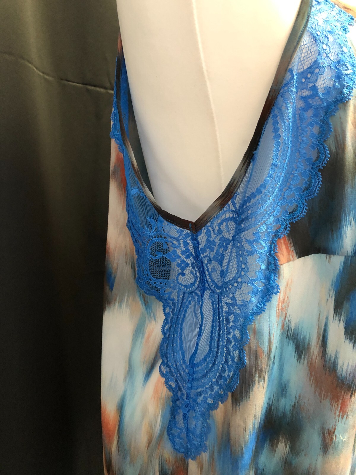 Wacoal Camisole Blue Floral Blur S Non Wired Non Padded BNWT image 2