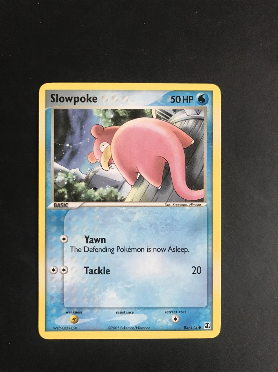 Slowpoke Pok mon Card 83 113 Non holo Ex Delta Species