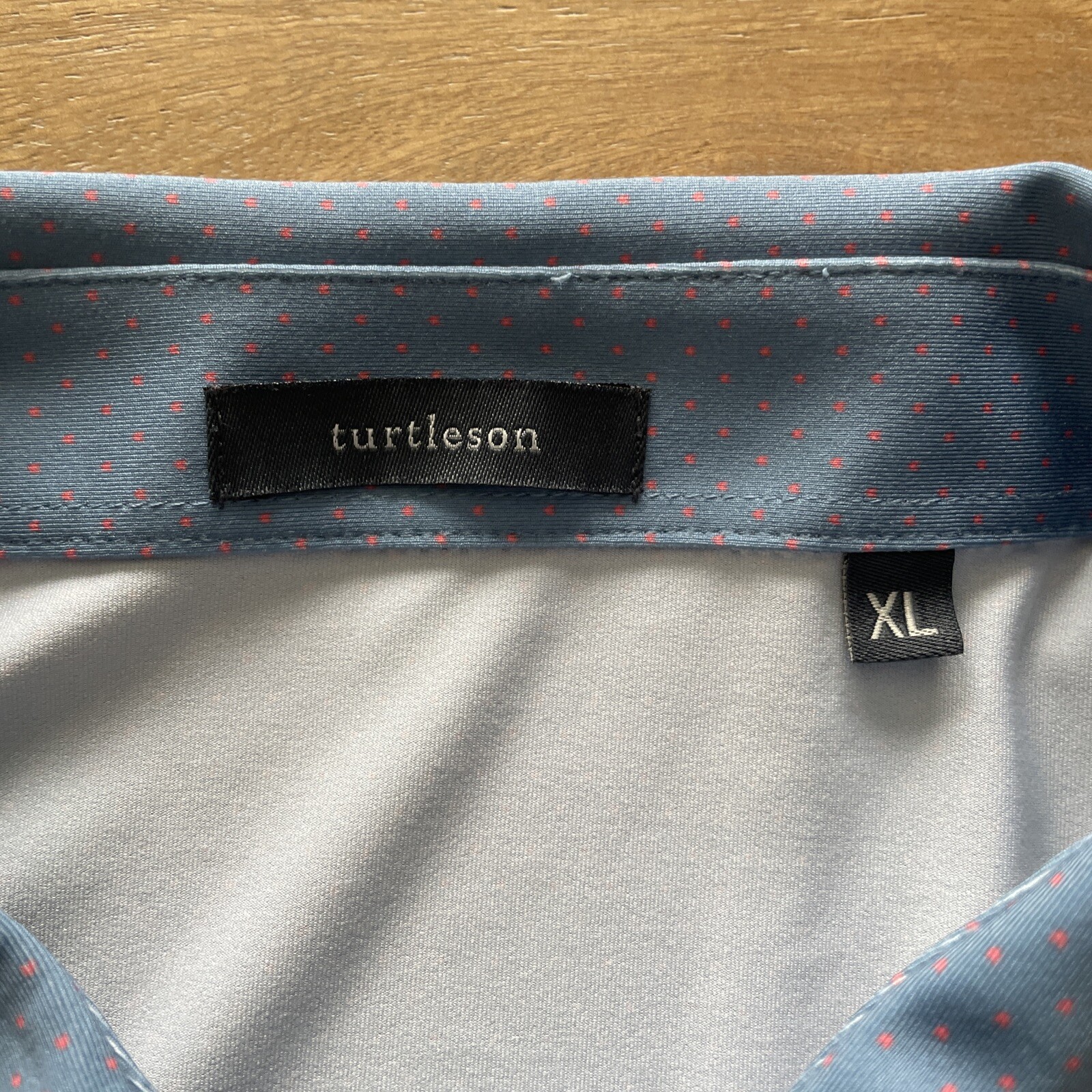 Turtleson Polka Dot Performance Stretch Golf Polo… - image 3