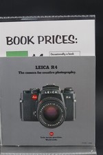 The Leica R4 "The Camera For Creative Photography" Brochure Pub 1983 50 Pages