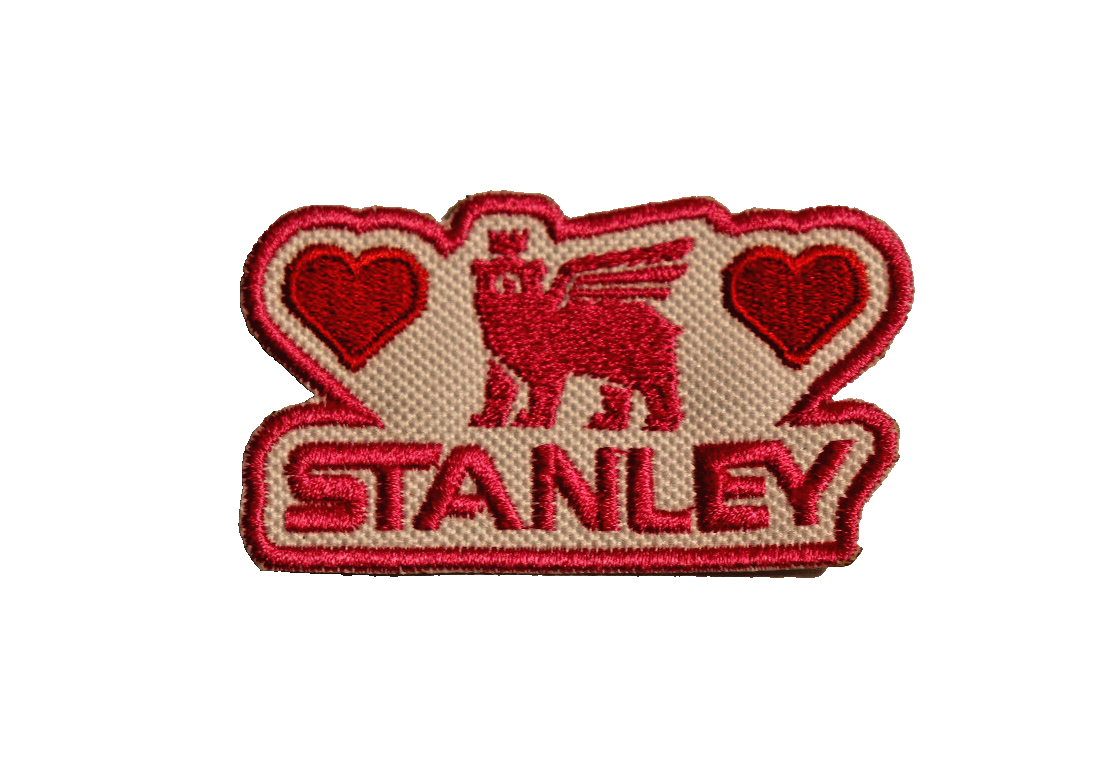 Stanley Cup Pink Valentine's Day Limited Edition Pink Embroidered Patch USA Sell-image