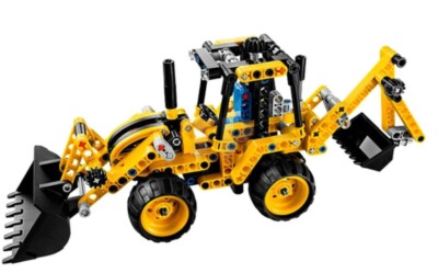 LEGO Technic 42004 Mini Backhoe Loader Excavator 100% Complete NEAR MINT