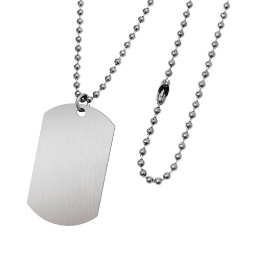 Personalize Full Color Photo Print Text Engrave Stainless Steel Dog Tag Necklace - Bild 20 von 21