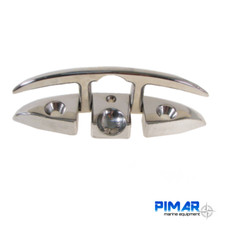 BITTA INOX 316 LUCIDATA A SPECCHIO ABBATTIBILE A SCOMPARSA  BARCA NAUTICA 