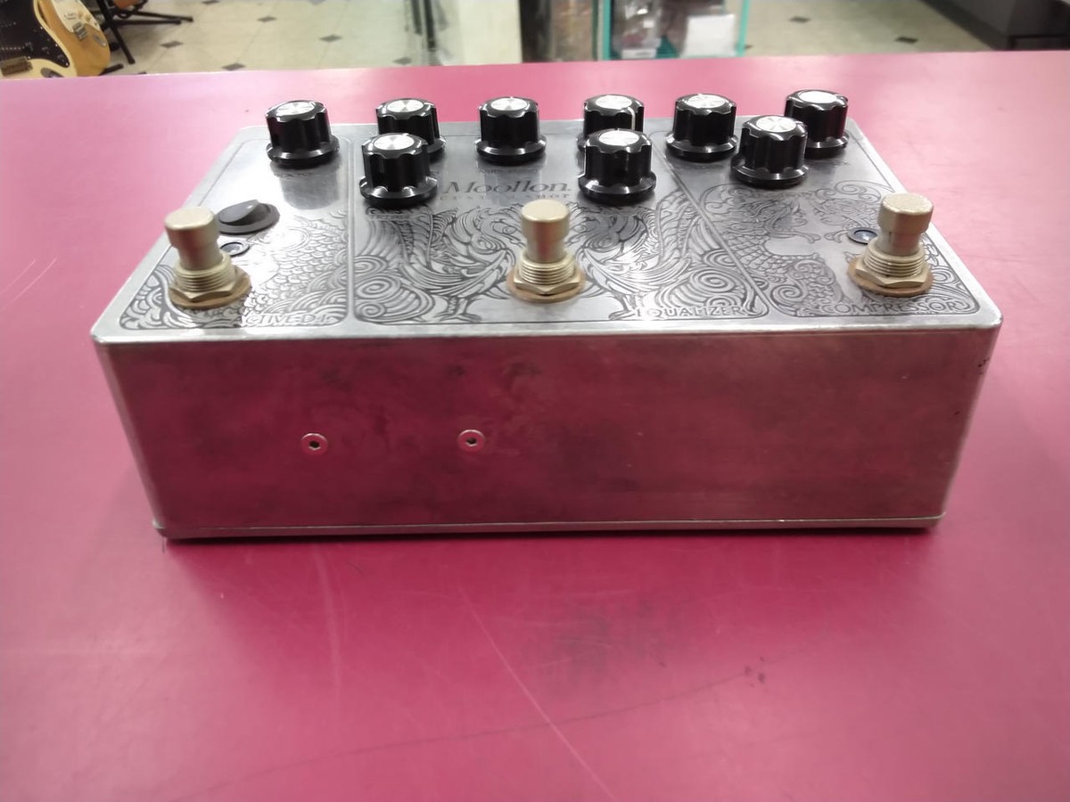 MOOLLON - CUSTOM 3PLUS | Compressor/Equalizer/DI Effects Pedal in